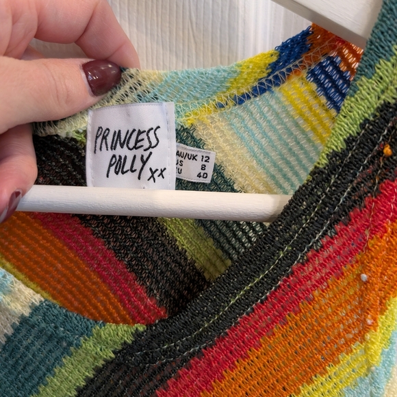 Princess Polly Multicolor Striped Knit Top - Picture 6 of 7